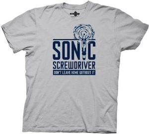 Doctor Who Sonice Screwdriver Don't Leave Home Without It T-Shirt 