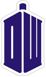 Doctor Who Tardis Logo Sticker