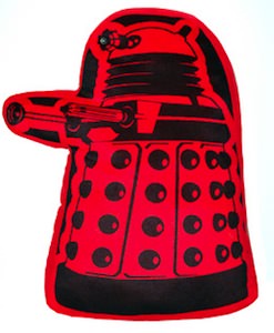 Doctor Who red Dalek pillow