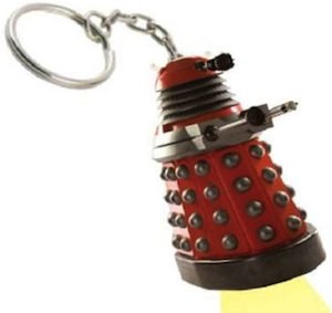 Doctor Who Red Dalek Key Chain And Flashlight
