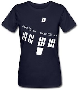 Dr. Who angled Tardis t-shirt 