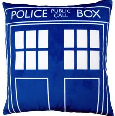 Doctor Who Tardis 16 Inch Pillow