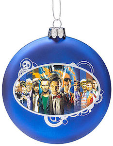 Doctor Who Glass Ball Christmas Ornament