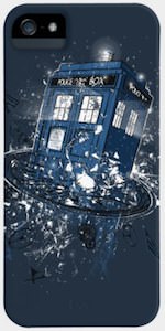 Tardis Breaking Time iPhone, iPod And Galaxy Case